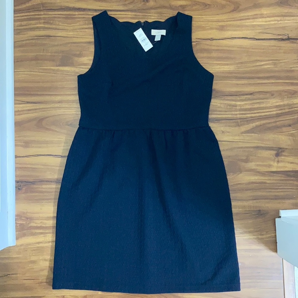 Navy cocktail dress